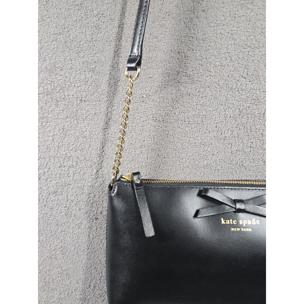Kate Spade New York Sawyer Street Declan Black Leather Crossbody Bag - Picture 4 of 13